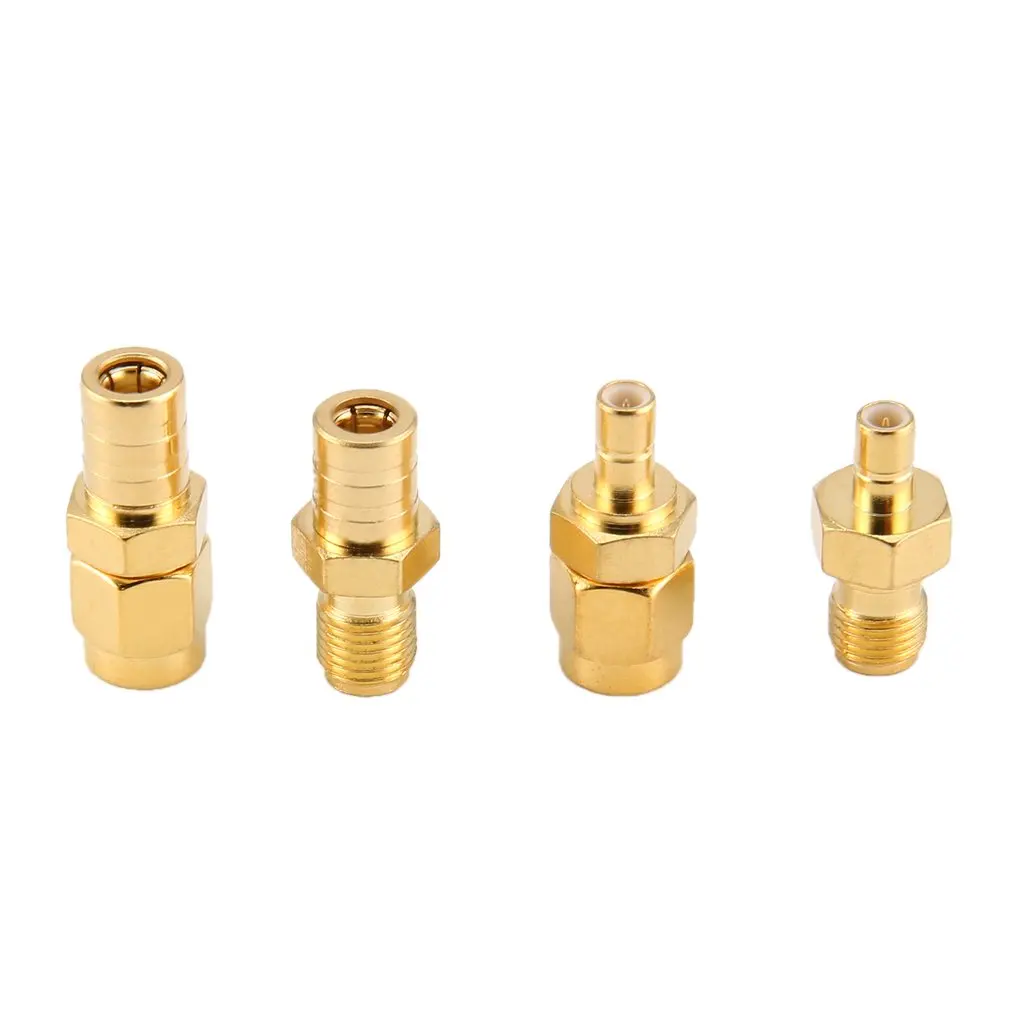 DAB автомобильный антенный адаптер SMB-SMA Антенна RF коннектор конвертер 4 комплекта