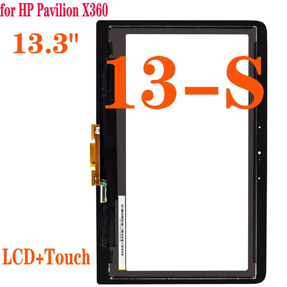 

13,3 "ЖК-дисплей Дисплей для струйного принтера HP Pavilion X360 13S 13-S серии 13-s056nw 13-s003na ЖК-дисплей Дисплей кодирующий преобразователь сенсорного экра...