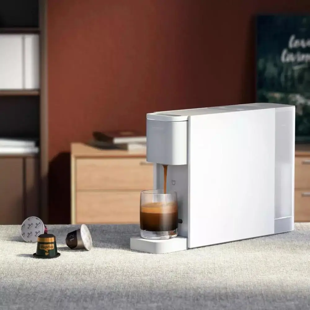 Капсульные кофеварки XIAOMI MIJIA S1301 кофемашина для эспрессо защита от отключения