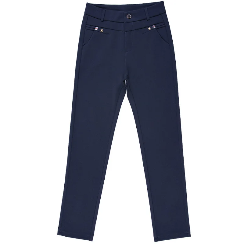 

Mother pants winter new women's pants casual pants loose straight middle-aged plus velvet thick trousers suit pants WTP337