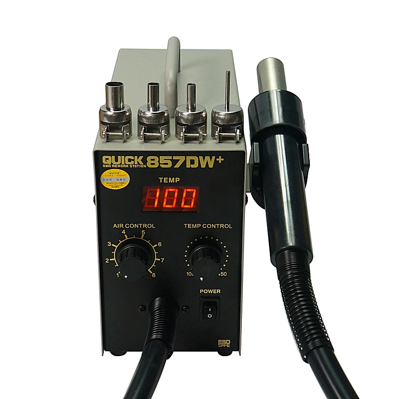 Быстрая 857DW + паяльная станция Bga 850 Вт Регулируемая горячего воздуха с