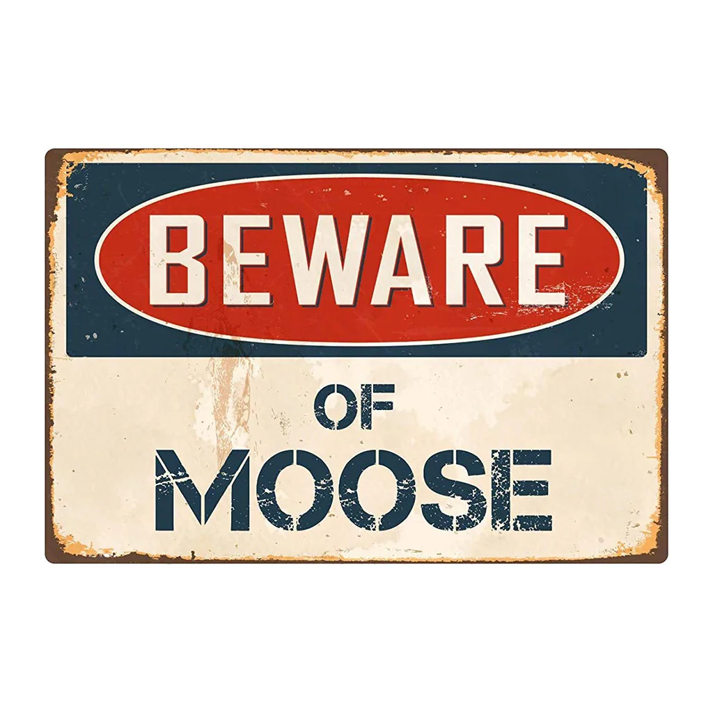 Металлическая покраска Остерегайтесь собаки кошки животных на стене