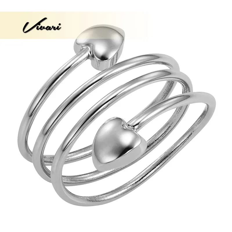 Vivari весенние магнитные кольца в виде сердца для женщин 100% чистый медвежонок