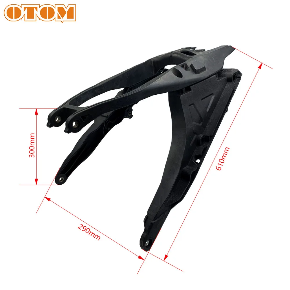Кронштейн заднего сиденья OTOM для мотокросса черная пластиковая вспомогательная