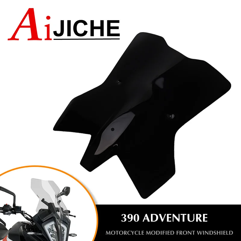 High Quality Fit For DUKE 390 ADV Adventure 390ADV 2020 2021 2022 Motorcycle Windshield Wind Deflector WindScreen Visor Viser