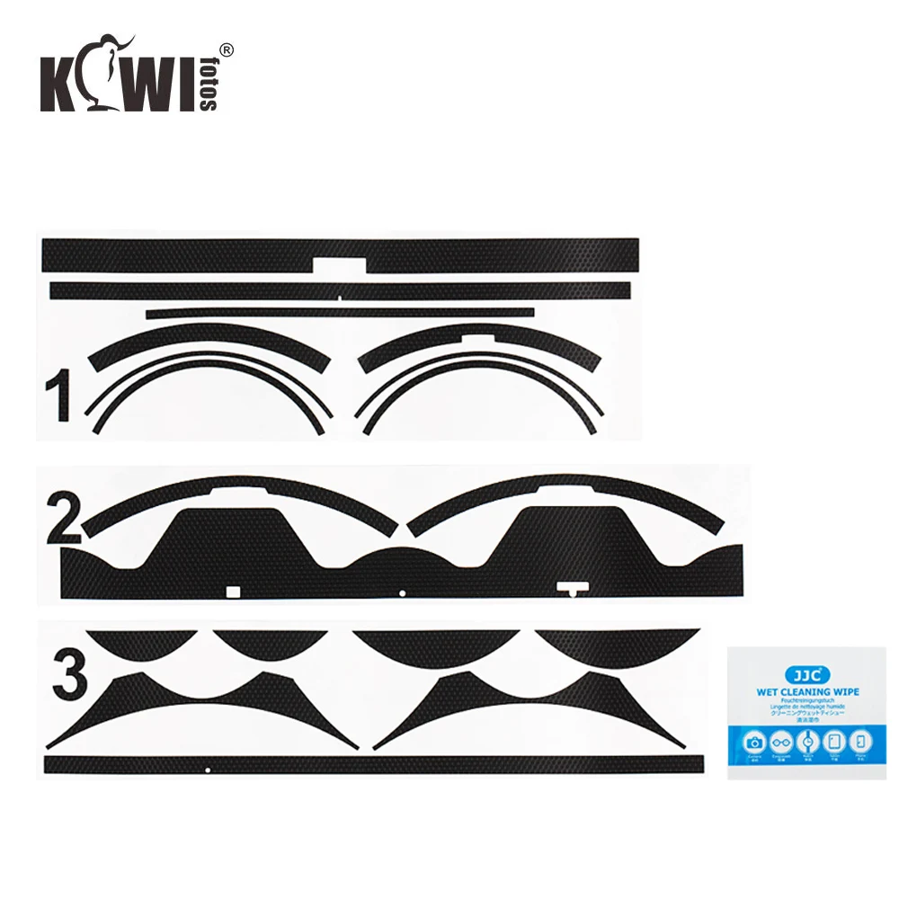 KIWIFOTOS Противоскользящий чехол для объектива и крышки защитный FUJIFILM XF 16 мм f/1 4 R WR