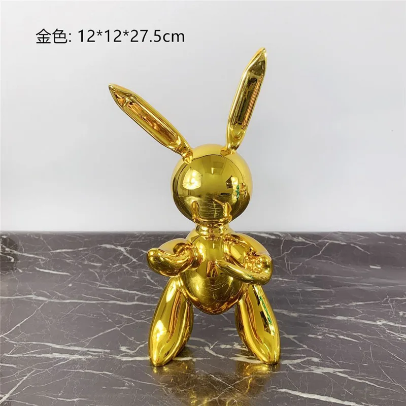 

Nordic Balloon Rabbit Sculpture Home Decoration Art And Craft Garden Decoration Creative Statue
