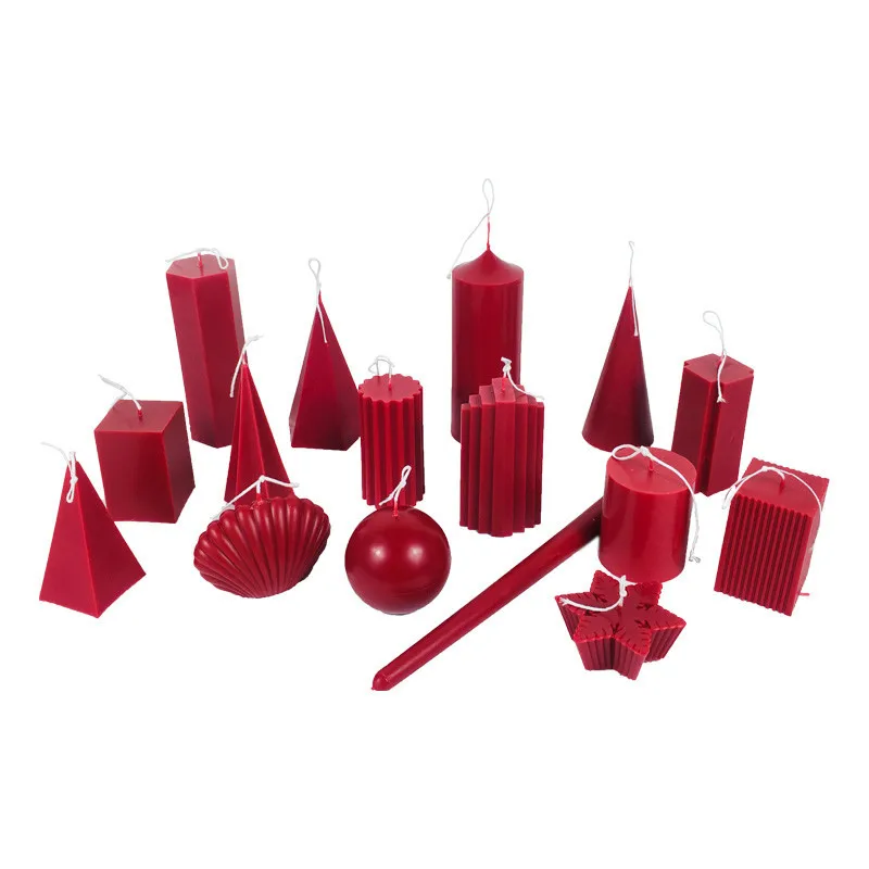 

Candle DIY Mold Columnar Atmosphere Fragrant Ice Flower Embossed Soybean Candle Mold Acrylic PC Material
