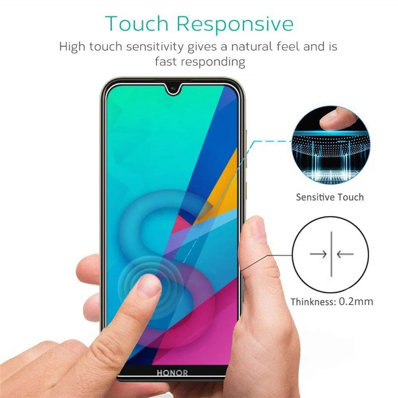 Защитное стекло для Huawei Honor 8S 2 шт. 8A 8X 8C KSA KSE LX9 9H Защита экрана 10i 10 Lite закаленное