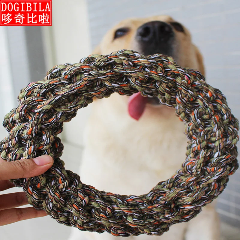 

Pets Bitten Cotton Rope Toys Offset Fund Each Other Action Gnawing Ball Small In Large Dog Dog Knot Toys Articles