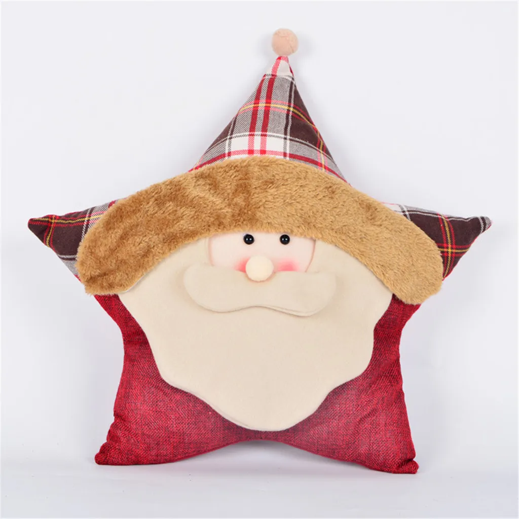 Милые рождественские Подушки украшение для дома праздничные подушки модные