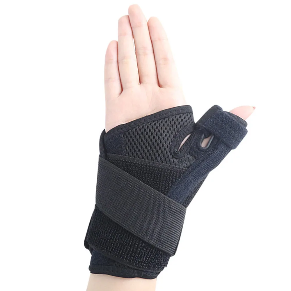 

1pc Adjustable Finger Support Holder Wrist Band Thumb Two-way Support Brace Protector