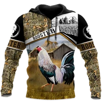 plstar cosmos 3dprinted newest hunt rooster animal art harajuku streetwear pullover unique unisex funny hoodiessweatshirtzip 4