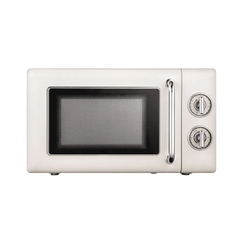 220V Microwave Oven Retro Household Small Multi-Function Mini Turntable Mechanical 20L Visual Window CR-WB01B