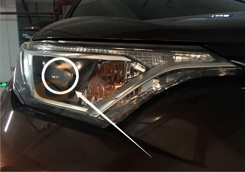 Для toyota RAV 4 RAV4 IV facelift 2016 2017 2018 отличный ультра яркий CCFL ангельские глазки Halo кольца