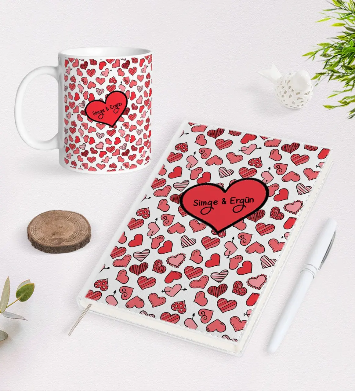 

Персонализированные ко Дню Святого Валентина 2021 Организатор ручка и кружка Seti-48