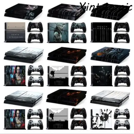 Death Stranding для PS4 виниловая кожа Sony Playstation 4 Панель пульта наклейка и 2 контроллера