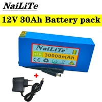 new portable 12 v 30000 mah li ion battery 12 6 v dc 30 mah battery with eu plug 12 6 v 1a charger