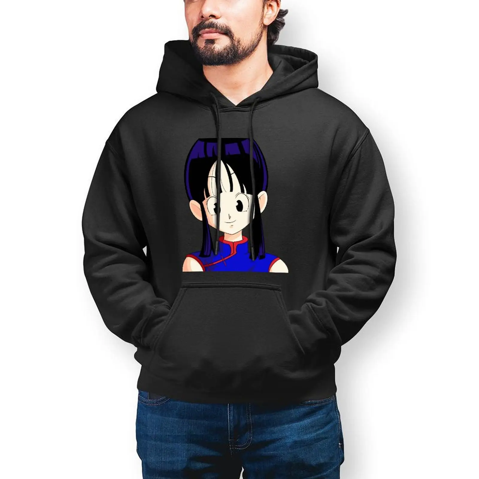 

Толстовка Bandai с рисунком дракона жемчуга Чичи, осенняя хлопковая толстовка с принтом манги, Популярный Уличный пуловер оверсайз, мужская То...