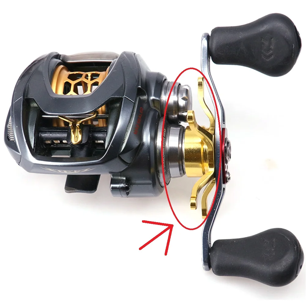 Металлическая Рыболовная катушка со звездами разгрузочный гаечный ключ для