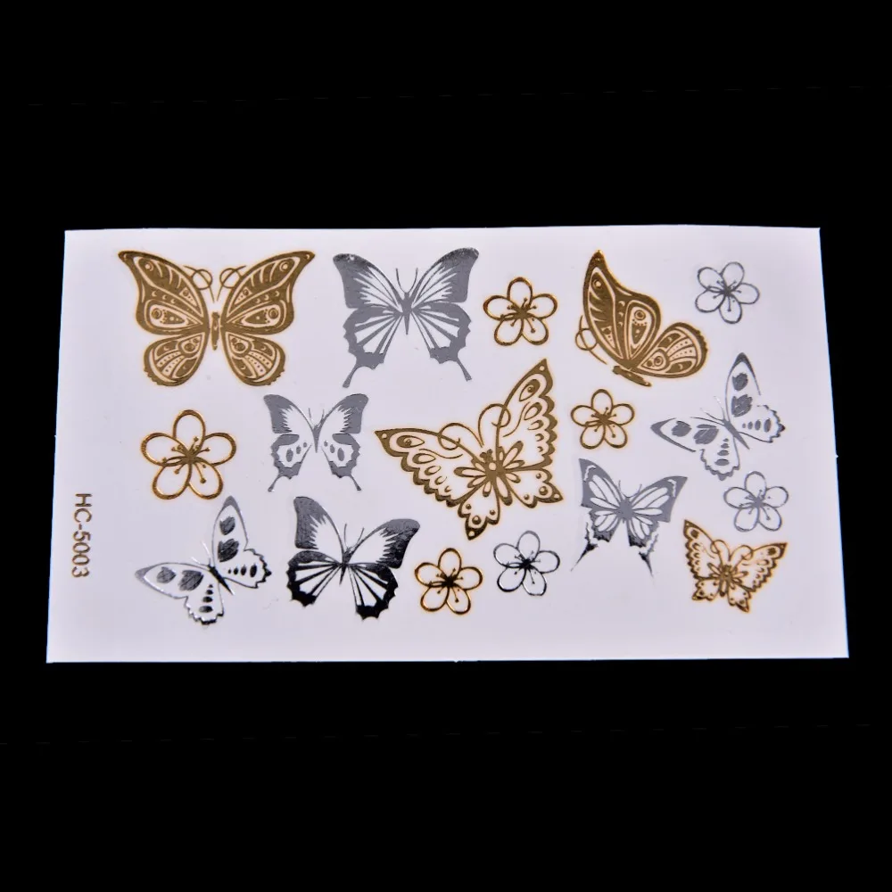 

2 листа Бабочка 3D временная татуировка боди арт флэш тату стикер s водонепроницаемый тату домашний декор Настенная Наклейка 11*6 см