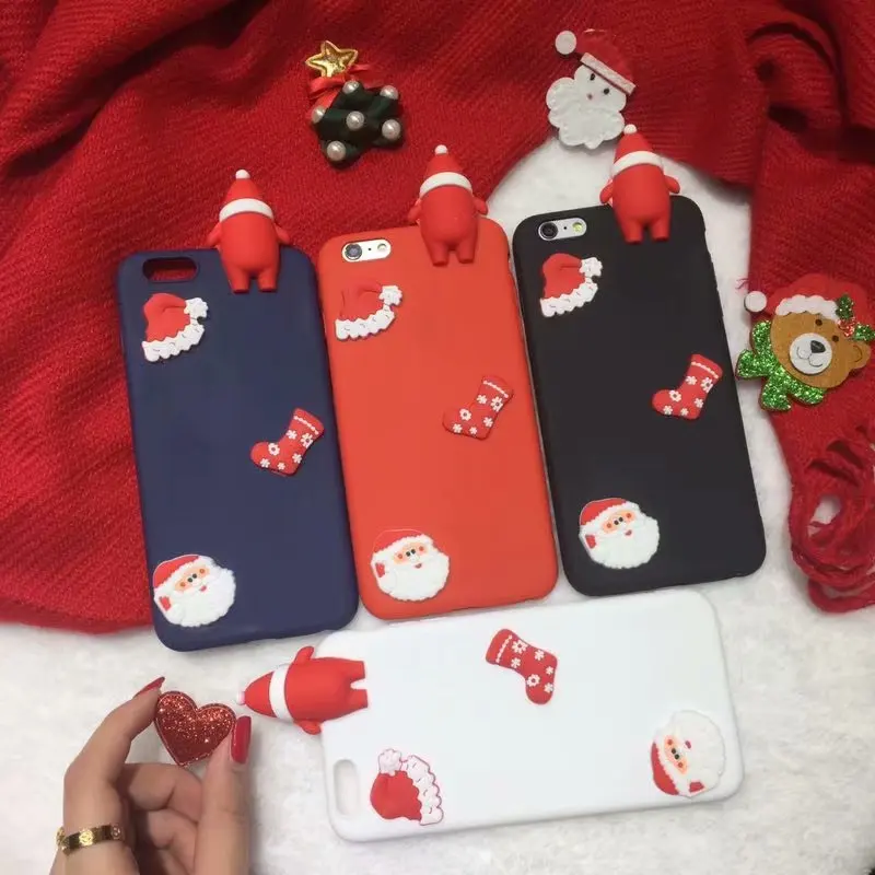 Рождество 3D чехол с принтом "Санта Клаус" для huawei P30 P20 P10 Lite Коврики 30 20 10 Pro 20X