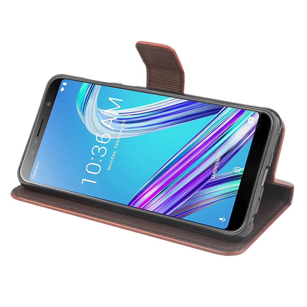 Флип кожаный чехол для ASUS Zenfone Max Pro (M1) ZB601KL телефона роскошный силиконовый Couqe Funda