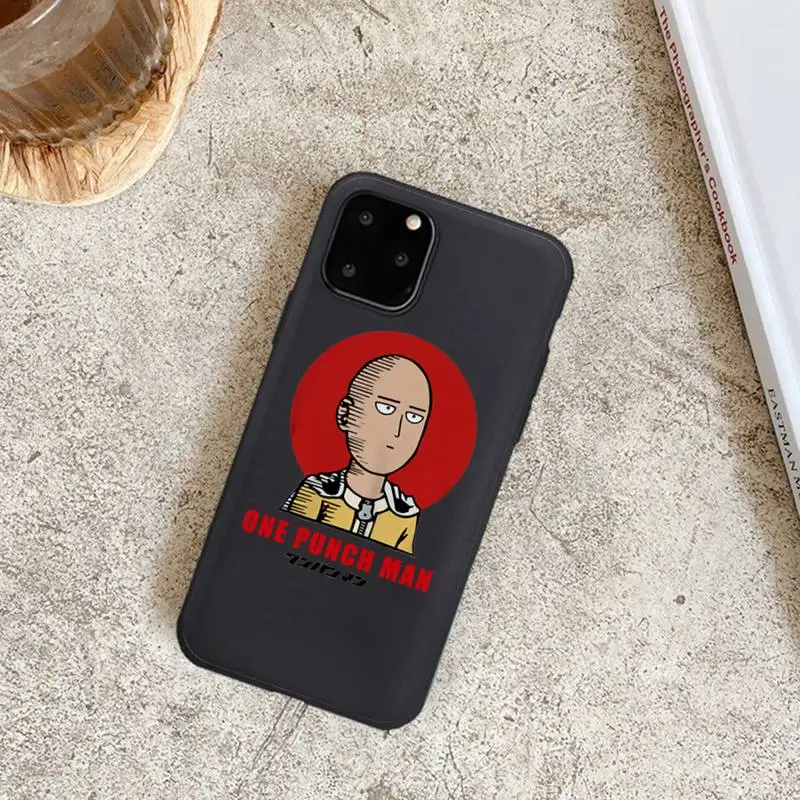 

One-Punch Man Anime Phone Case for iPhone 8 7 6 6S Plus X 5S SE 2020 XR 11 12 Pro mini pro XS MAX
