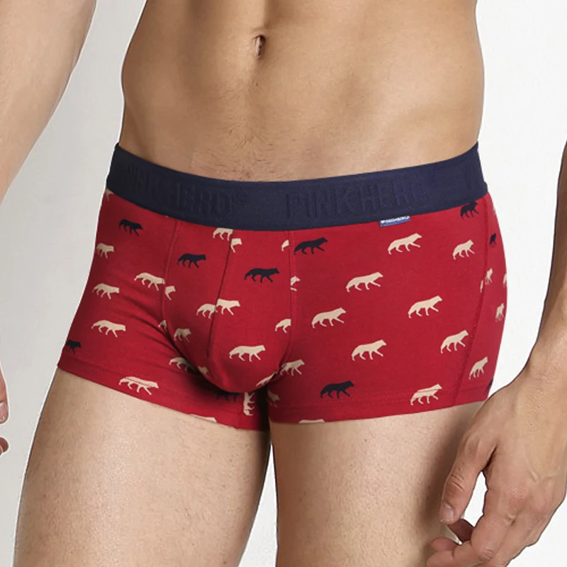 Новые розовые герои модное нижнее белье хлопковые мужские боксеры шорты