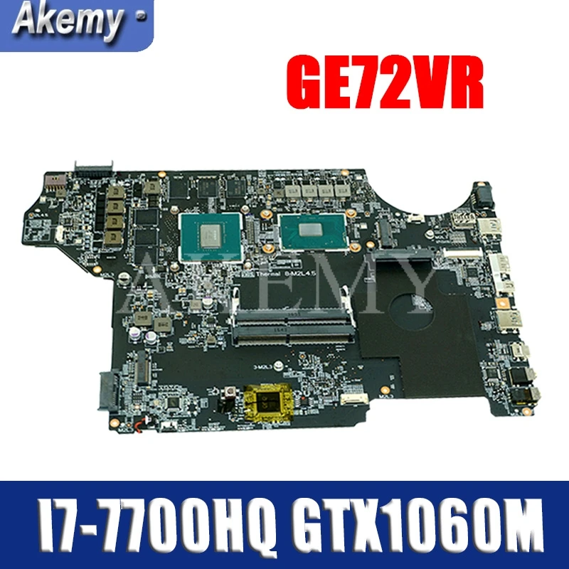 

I7 7700HQ GPU GTX1060M MS-16JB1 motherboard msi GE62VR GE72VR notebook PC motherboard ver 100% Test OK