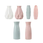 Современная ваза для цветов, имитация керамики, пластиковая ваза, цветочный горшок, корзина, нордическая комната, гостиная, украшение для дома, Цветочная композиция, бутылка