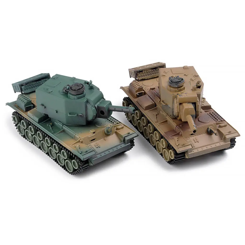 

8Pcs Plastic 1:72 Assemble Tank Kits Hobby Building DIY Model for Christmas Present Toys Desktop Men Gifts Kids Gifts
