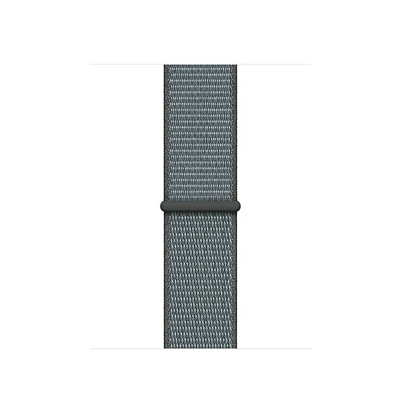 Storm Gray UEBN нейлоновая Спортивная петля для Apple Watch Series 4 44 мм 40 мм ремешок для часов браслет ремешок для iwatch 4 42 мм 38 мм ремешки для часов - Цвет ремешка: Storm Gray