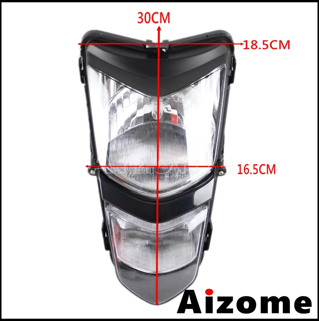 Мотоцикл 12V/25 Вт головной светильник двойные фары для Suzuki QUADSPORT LTZ400 LT Z 400 Z400 сборки