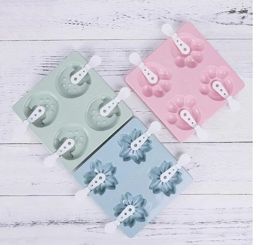 Форма для изготовления мороженого с форма вишня цветок в виде кошачьей лапки