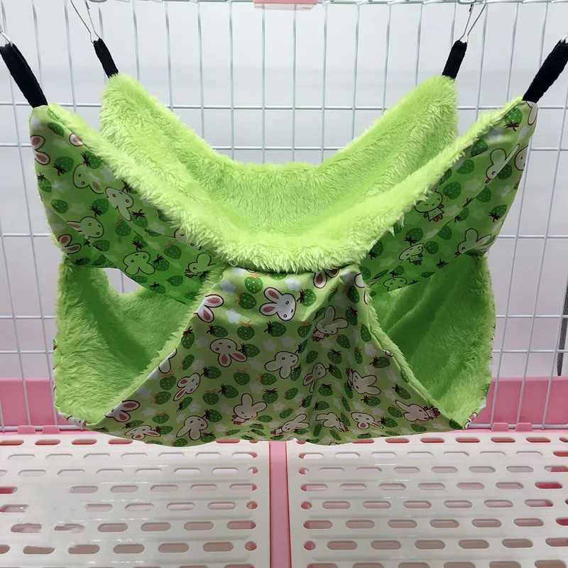 Теплый Гамак для хомяка подвесная кровать дома зимнее маленькое животное белка