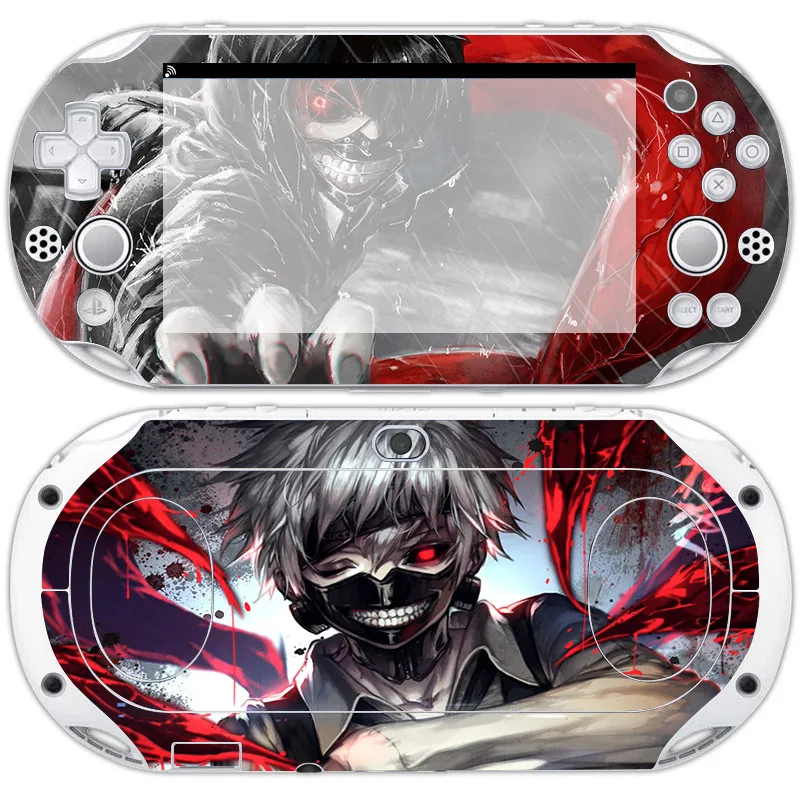 

Anime Tokyo Ghoul Sticker for PS Vita PSV 2000 Video Game Skins Stickers Vinyl Skin Ptotector Decal For PlayStation PSV2000