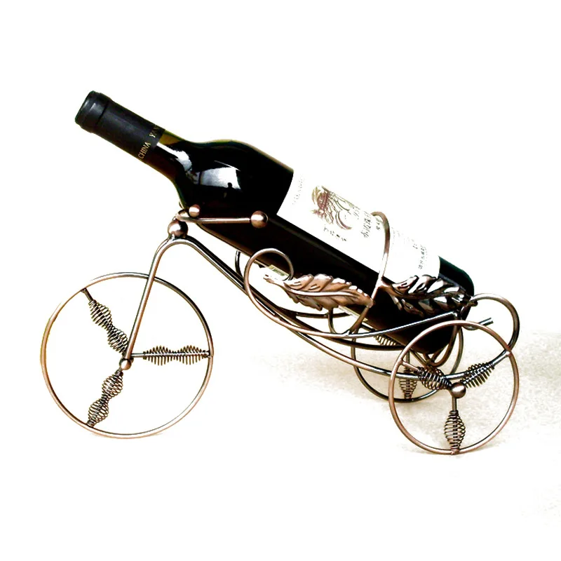 Подставка для вина в форме трицикла металлический держатель украшение спальни