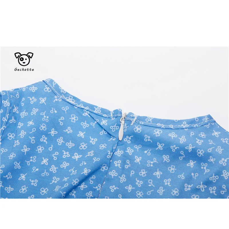 Geckatte/Новые Детские платья для девочек летнее платье одежда маленьких принцессы с