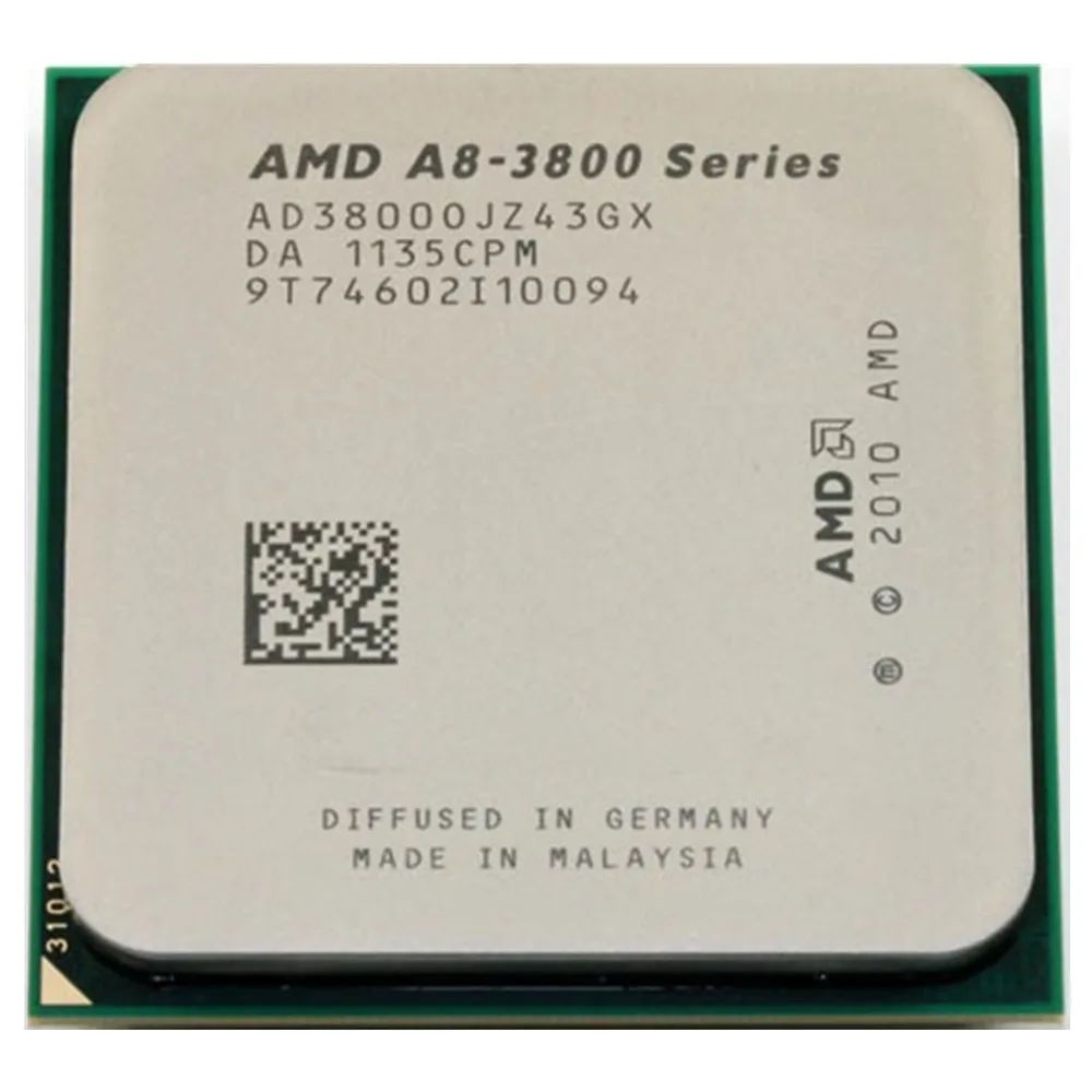 Четырехъядерный процессор AMD A8 Series 3800 2 4 ГГц AD3800OJZ43GX Socket FM1|Процессоры| |