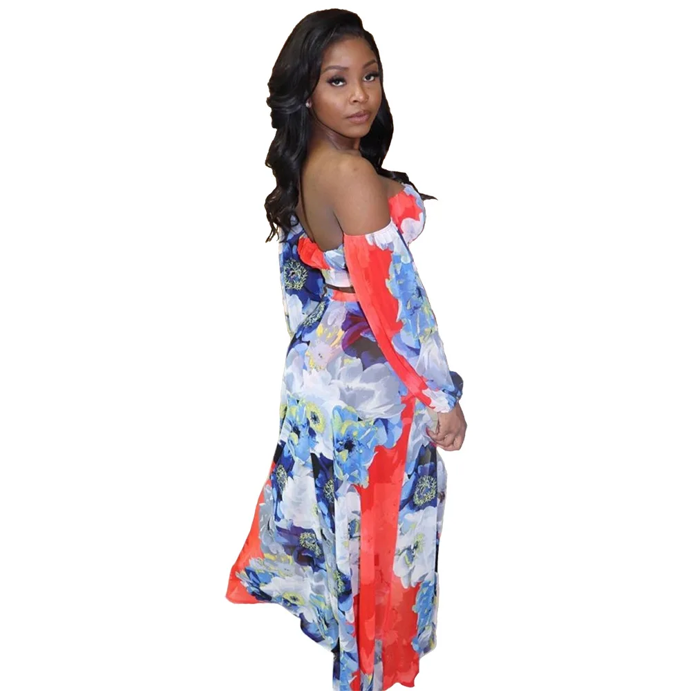 Лимонная Джина цветочный принт шифон с открытыми плечами короткие блузки