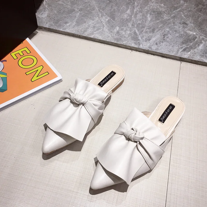 Женские повседневные плиссированные туфли Muller с острым носком новые мягкие