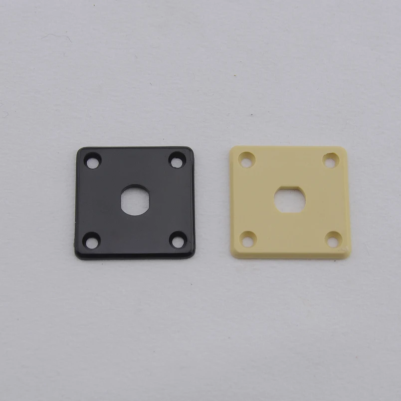 

1 Piece Electric Guitar Output Jack Socket Square Plastic Plate ( #0094 ) MADE IN KOREA