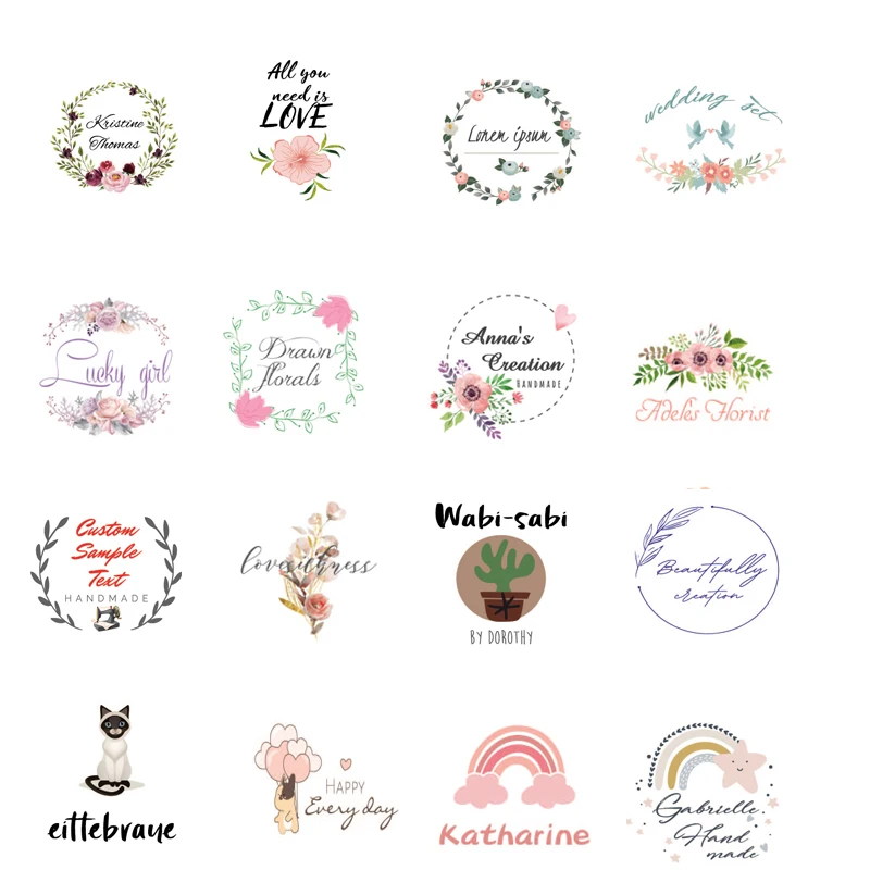 20*60 мм пользовательская Веселая хлопковая этикетка Марка ярлык Женская лента