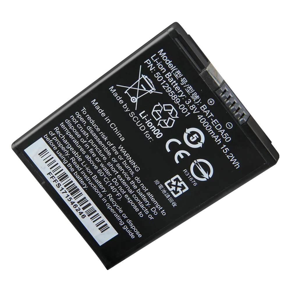 Yelping-Bater&iacute;a de tel&eacute;fono BAT-EDA50, accesorio para Honeywell EDA50, EDA50hc, Scanpal, EDA40, EDA50k, 4000mAh-3