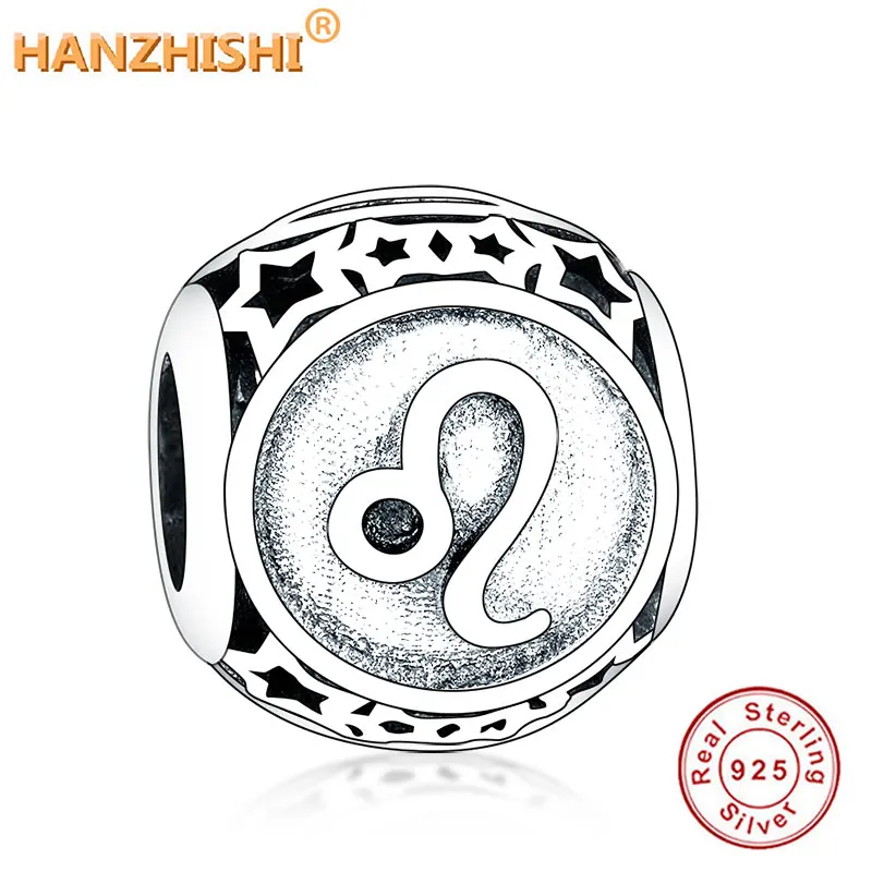 Осенняя коллекция Fit Pandora очаровывательный браслет ювелирные изделия подарки 925 стерлингового серебра 12 созвездий подвески