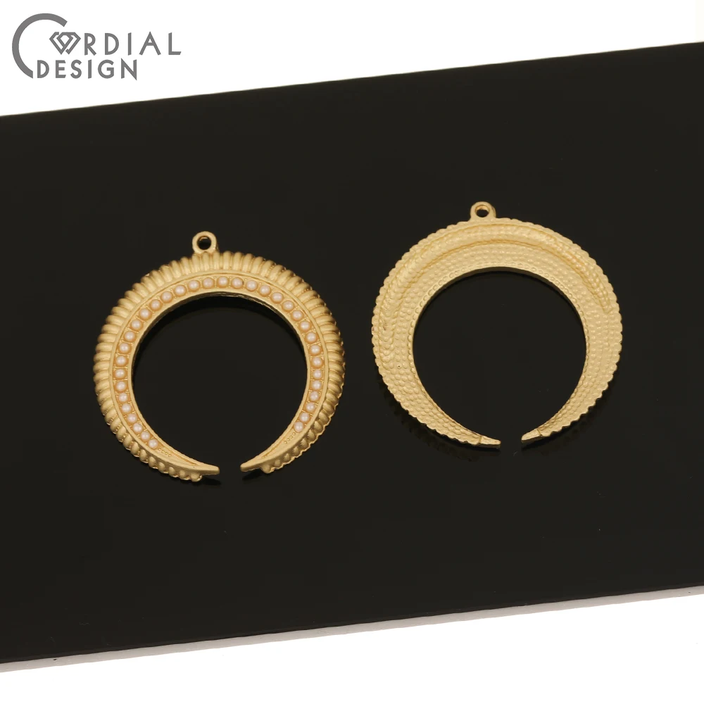 

Cordial Design 50Pcs 35*38MM Jewelry Accessories/Round Shape/Jewelry Findings & Components/Imitation Pearl/Hand Made/DIY Charms