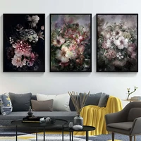 gatyztory 3pc painting by numbers frameless flower paint by numbers on canvas diy number painting scenery home decor 40x50cm