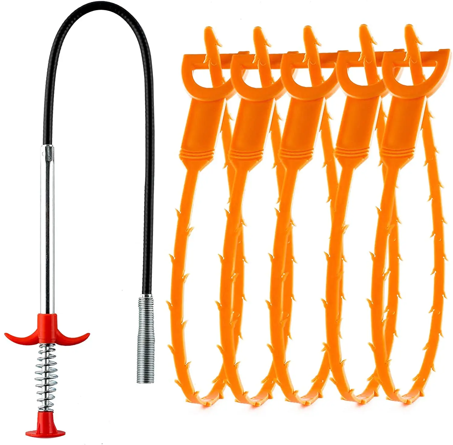 Гибкая раковина коготь Палочки вверх Кухня инструменты для очистки трубопровода