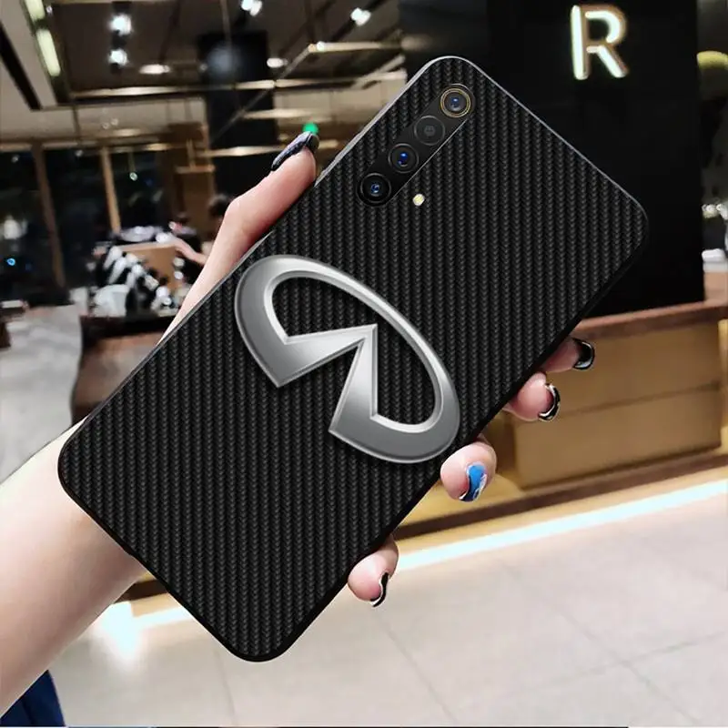 

Fashion Super Car Infiniti Logo Phone Case For OPPO Realme 6 Pro Realme C3 5 Pro C2 RENO2-Z A11X